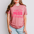 Little Miss Valentine - Valentine's Day Unisex Crewneck T-Shirt Sweatshirt Hoodie