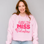 Little Miss Valentine - Valentine's Day Unisex Crewneck T-Shirt Sweatshirt Hoodie