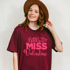 Little Miss Valentine - Valentine's Day Unisex Crewneck T-Shirt Sweatshirt Hoodie