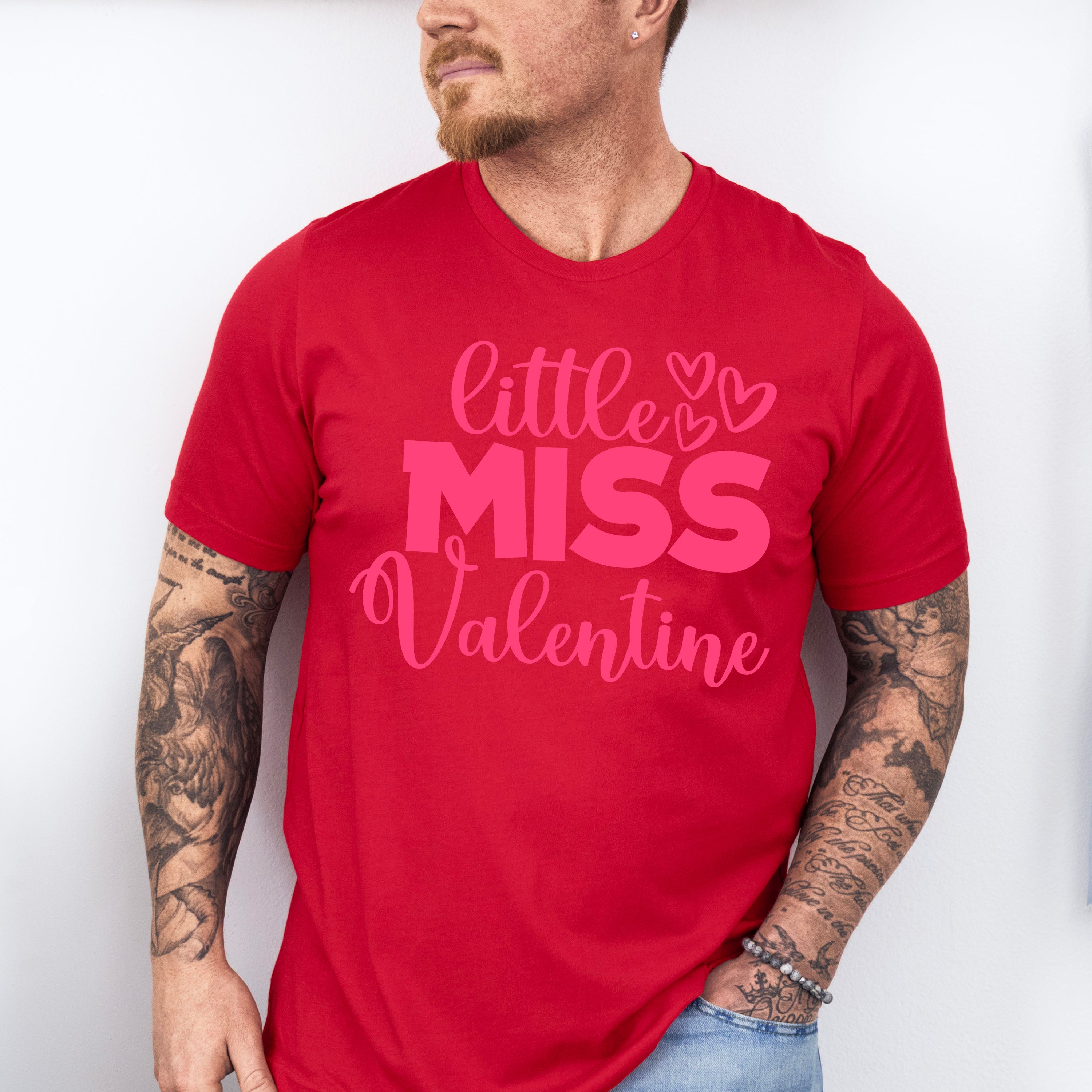 Little Miss Valentine - Valentine's Day Unisex Crewneck T-Shirt Sweatshirt Hoodie