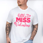 Little Miss Valentine - Valentine's Day Unisex Crewneck T-Shirt Sweatshirt Hoodie
