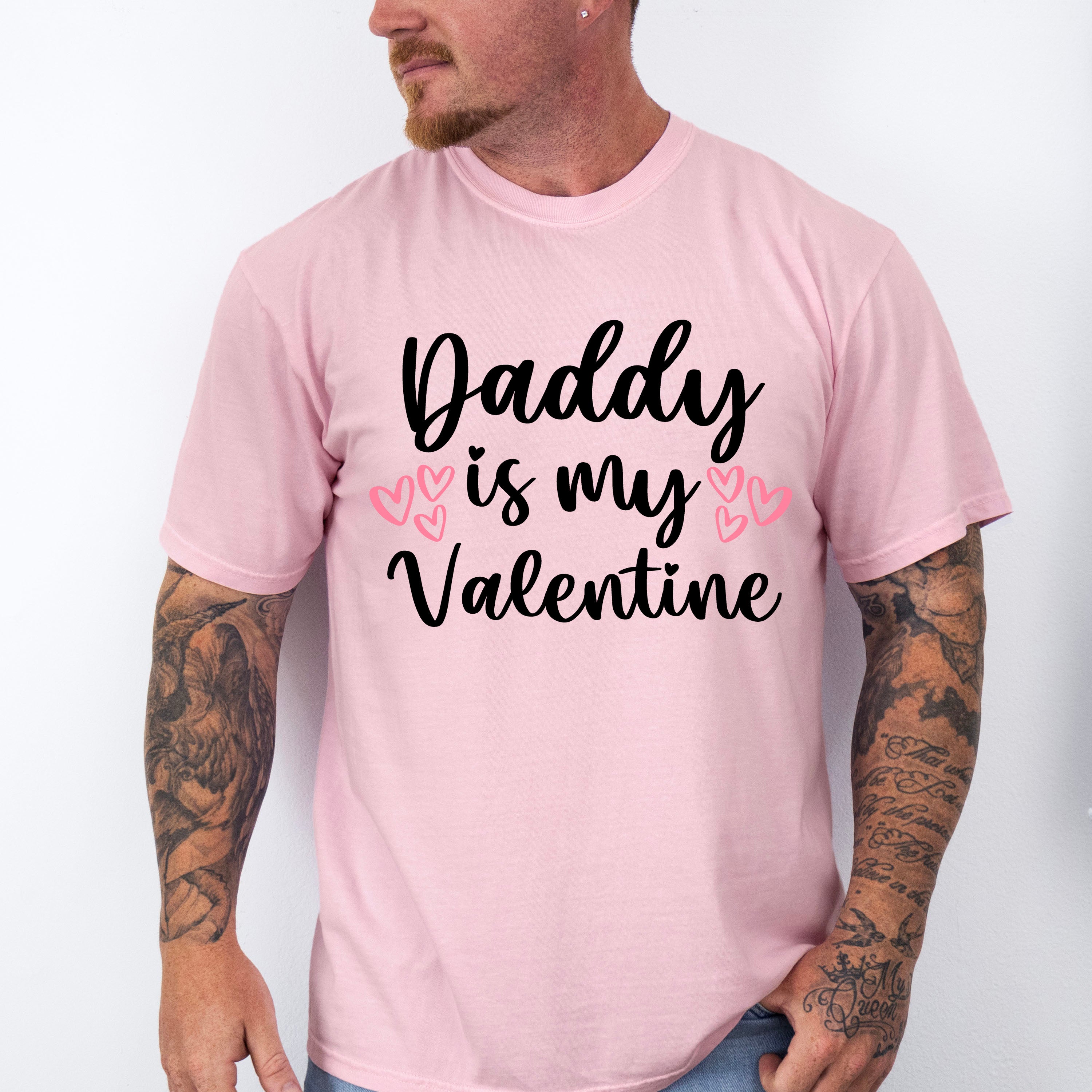 Daddy Is My Valentine - Valentine's Day Unisex Crewneck T-Shirt Sweatshirt Hoodie