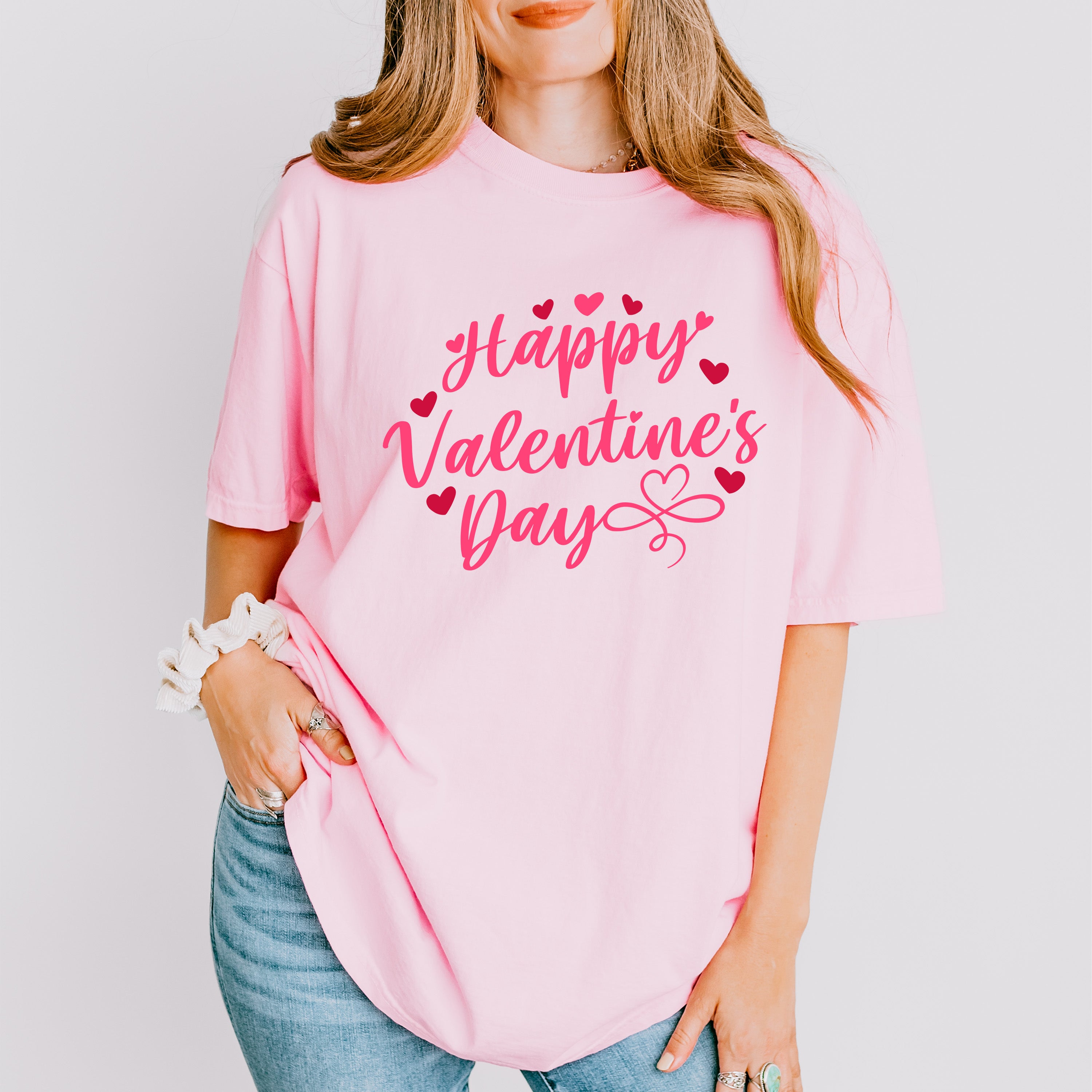 Happy Valentine's Day - Valentine's Day Unisex Crewneck T-Shirt Sweatshirt Hoodie