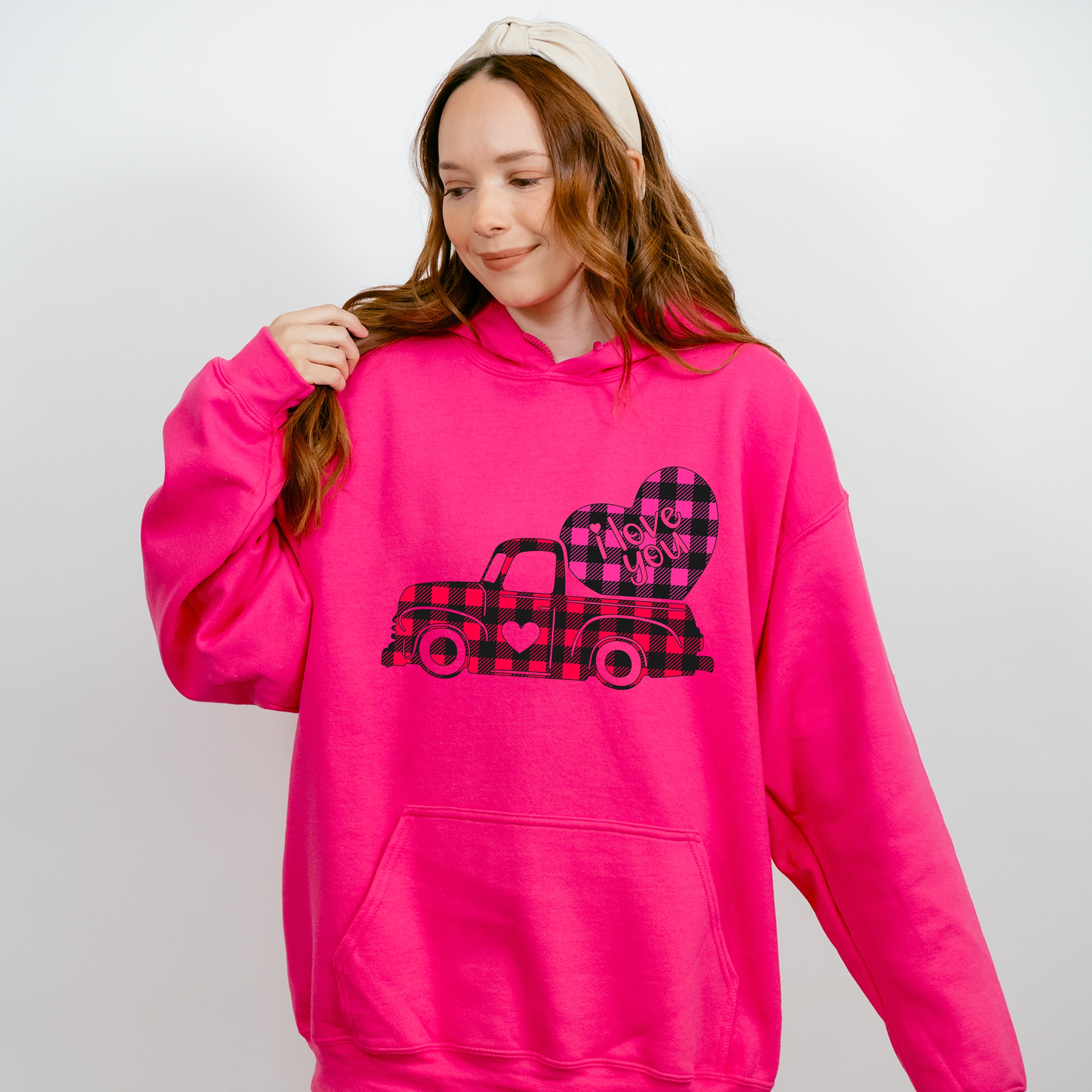 I Love You Truck - Valentine&#39;s Day Unisex Crewneck T-Shirt Sweatshirt Hoodie