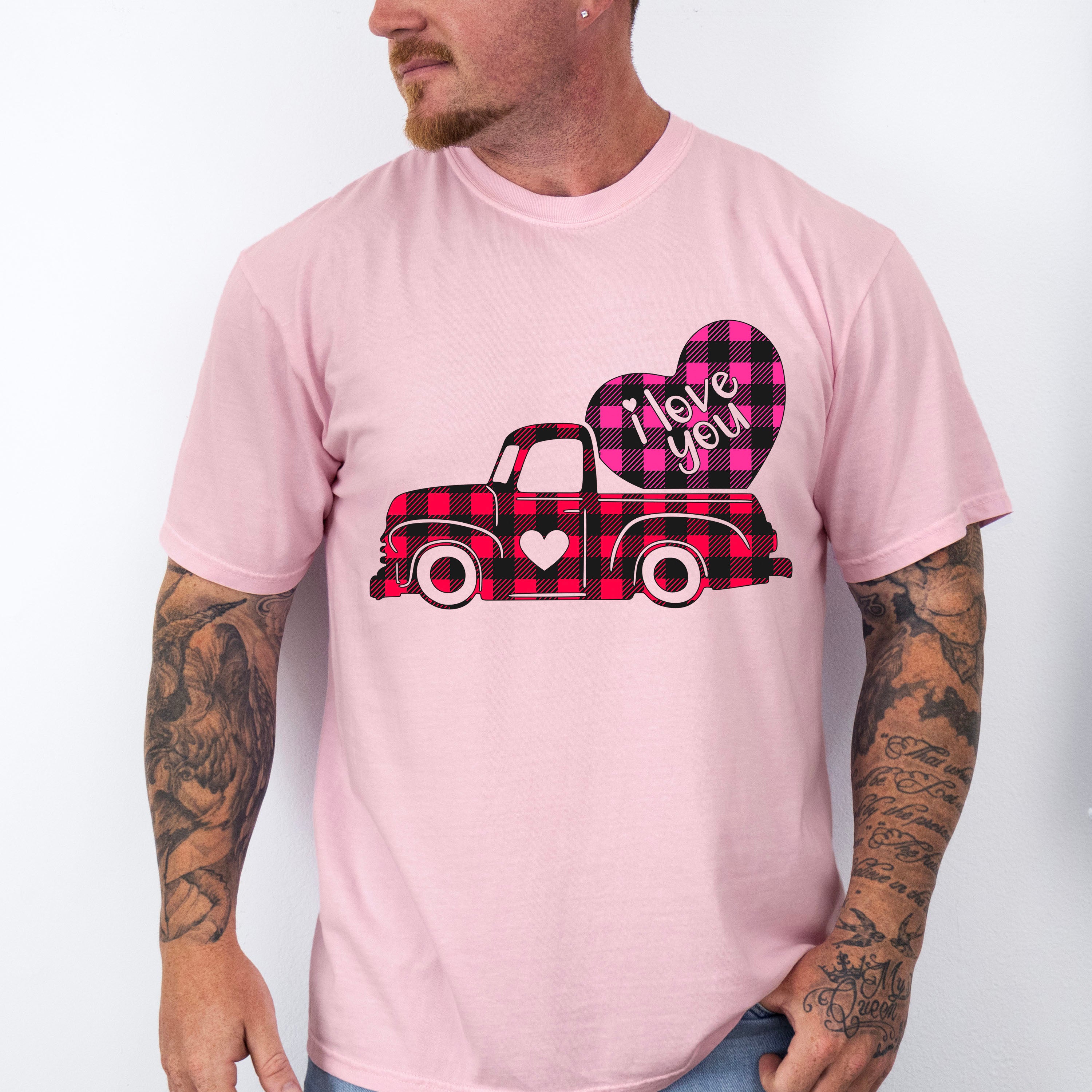 I Love You Truck - Valentine&#39;s Day Unisex Crewneck T-Shirt Sweatshirt Hoodie