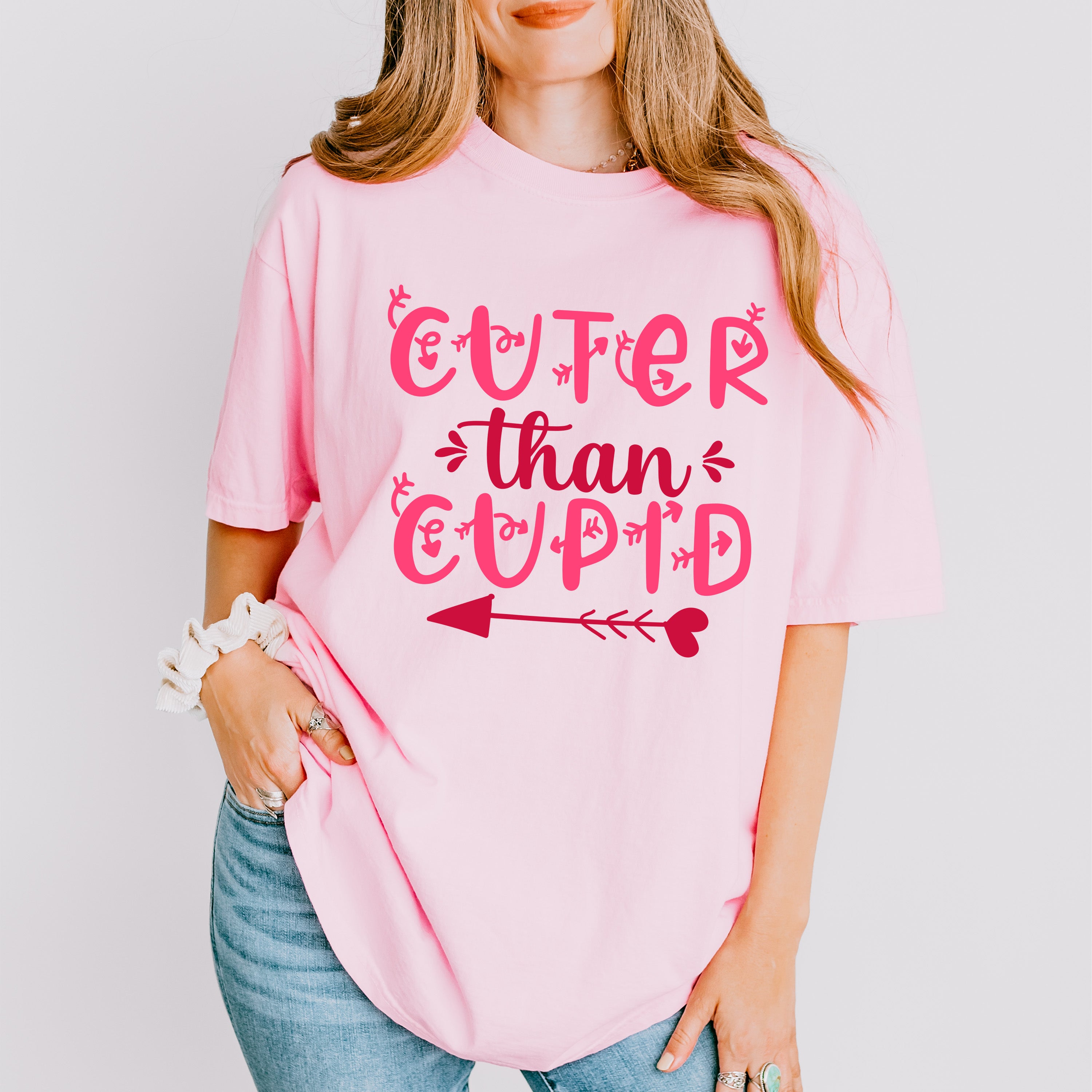 Cuter Than Cupid - Valentine's Day Unisex Crewneck T-Shirt Sweatshirt Hoodie