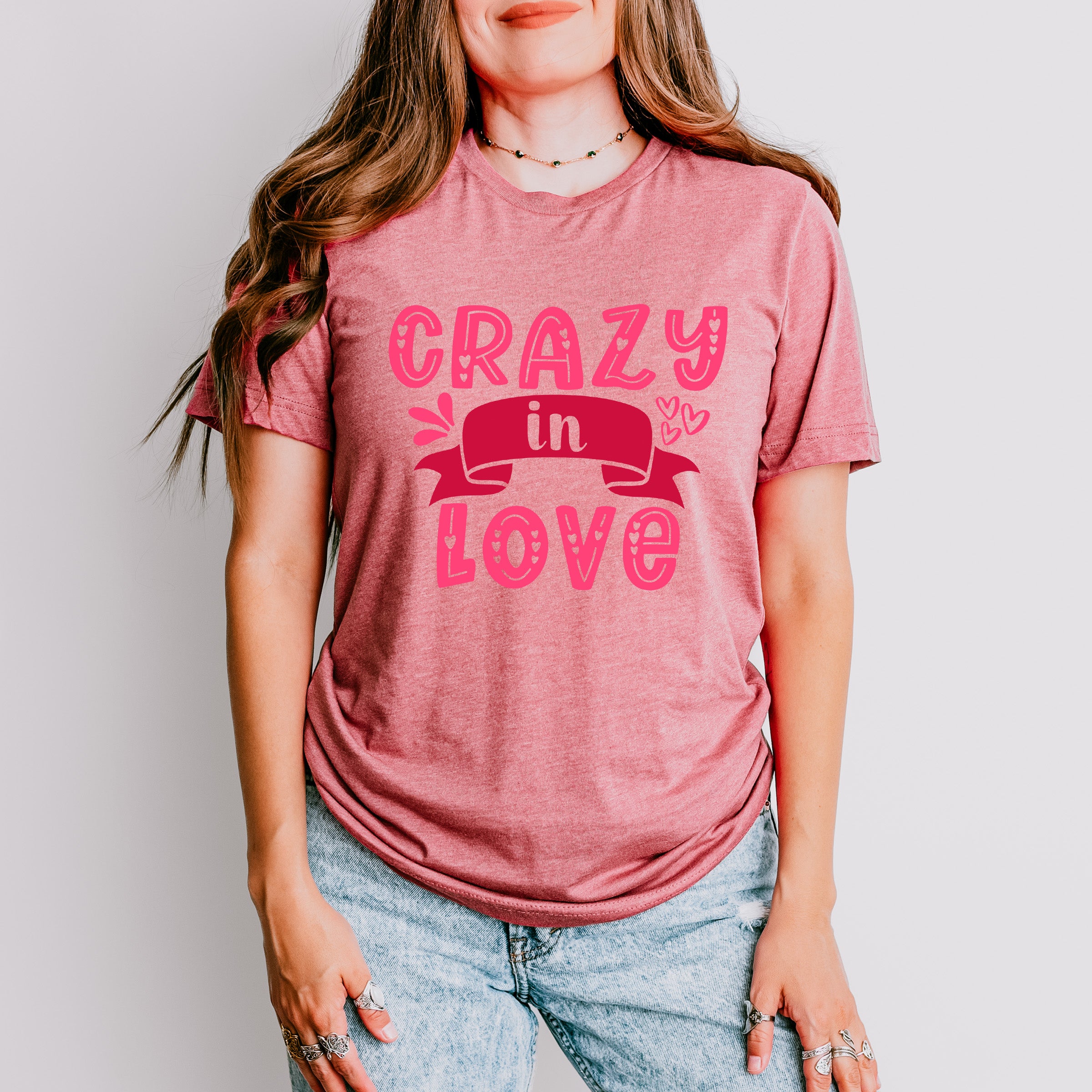 Crazy In Love - Valentine's Day Unisex Crewneck T-Shirt Sweatshirt Hoodie