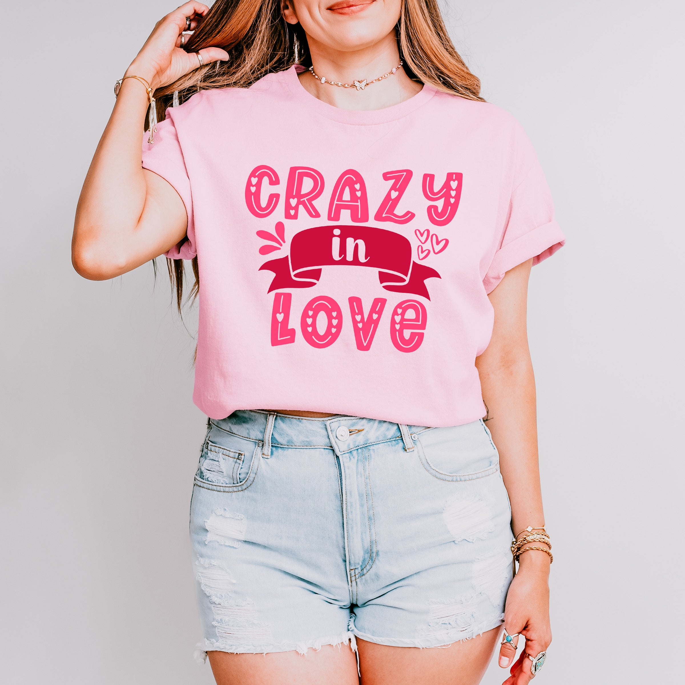 Crazy In Love - Valentine's Day Unisex Crewneck T-Shirt Sweatshirt Hoodie