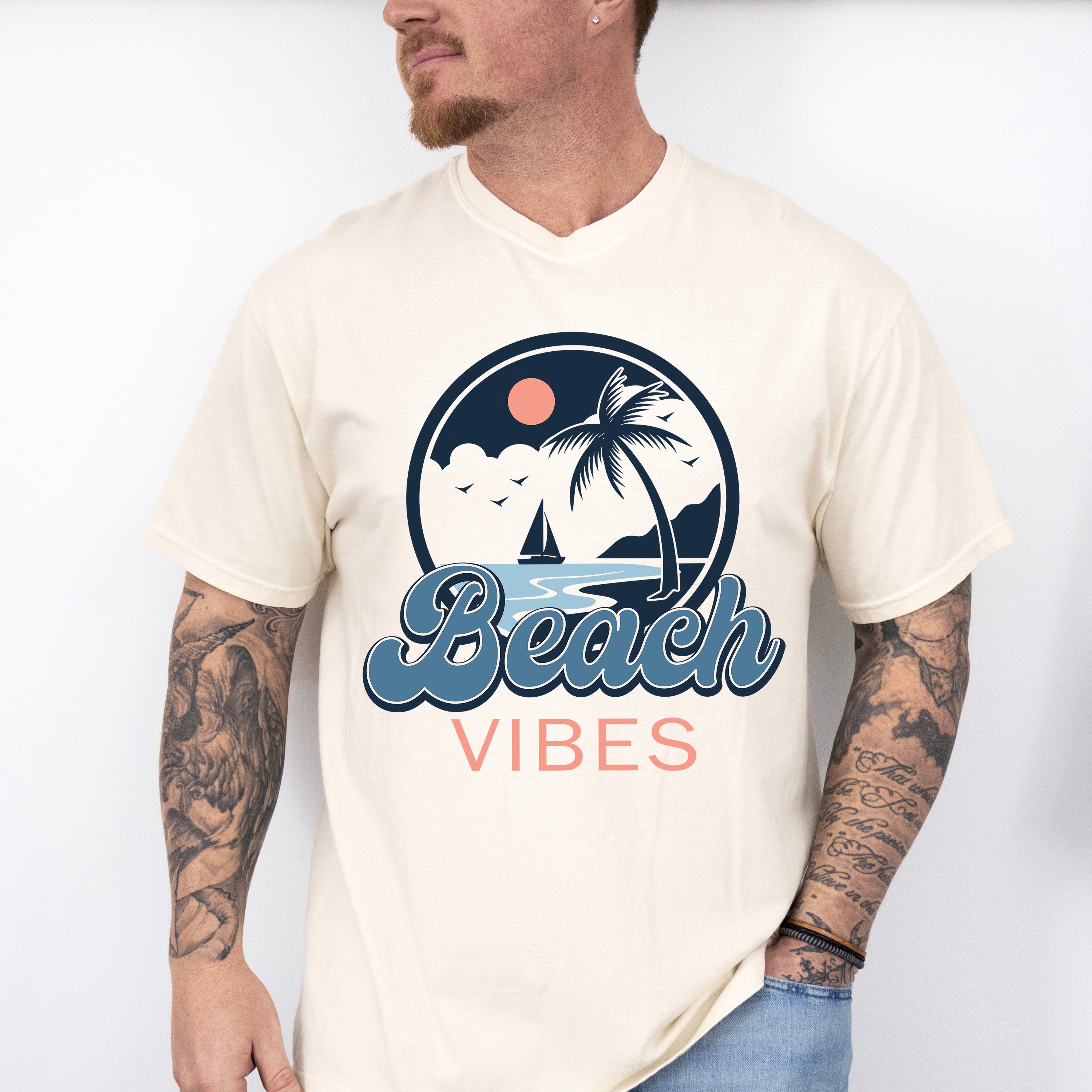 Beach Vibes - Summer Theme Unisex Crewneck T-Shirt Sweatshirt Hoodie