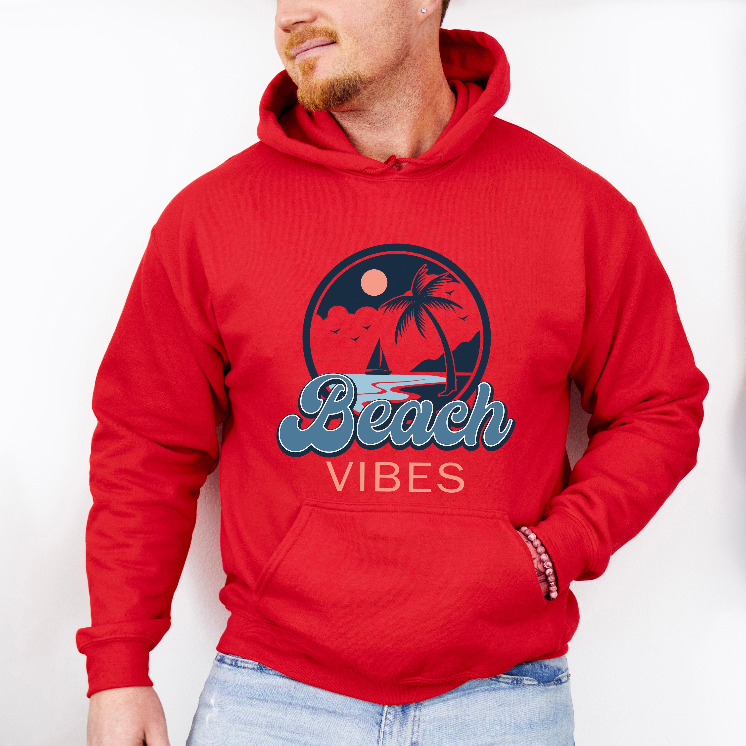 Beach Vibes - Summer Theme Unisex Crewneck T-Shirt Sweatshirt Hoodie