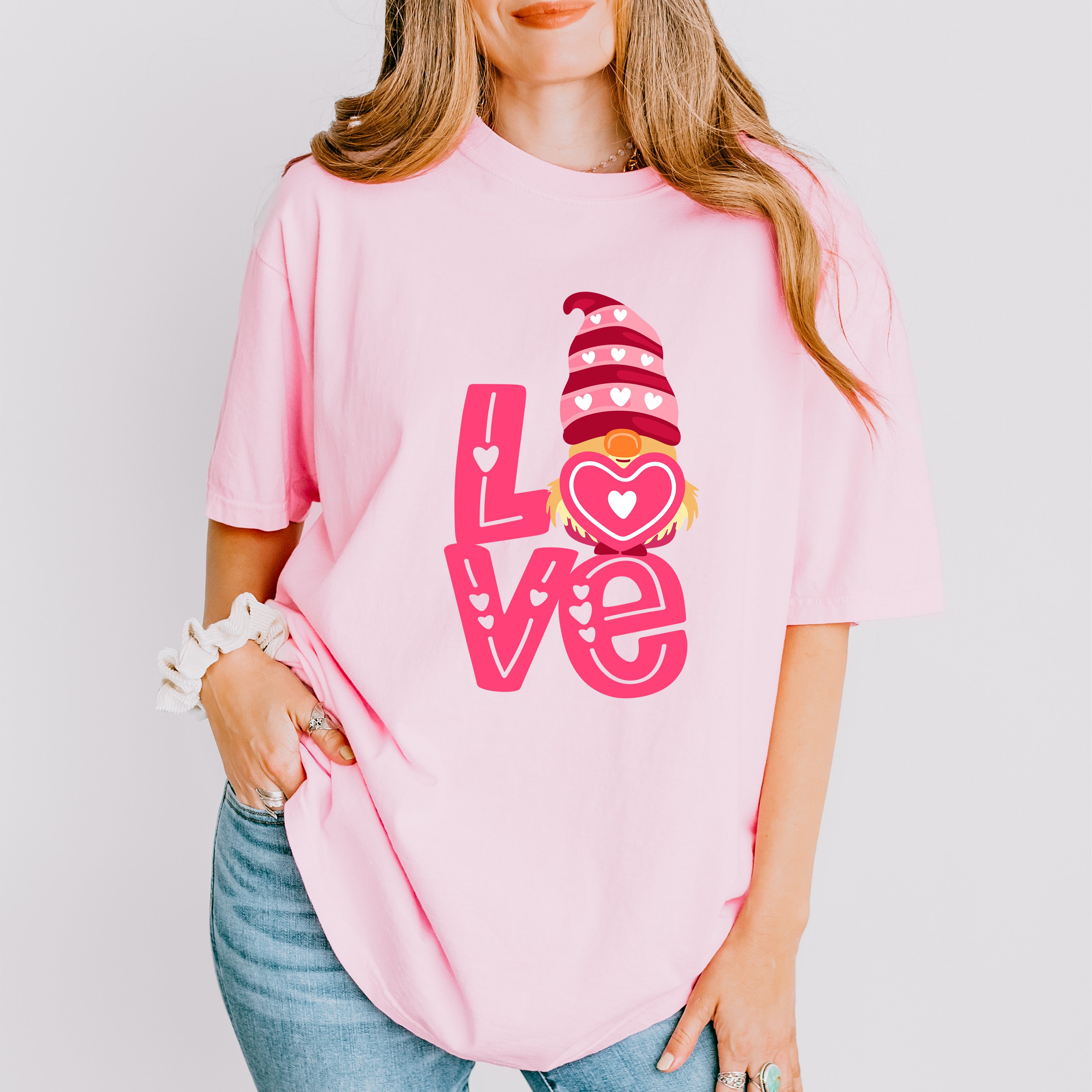 Love Heart Design - Valentine's Day Unisex Crewneck T-Shirt Sweatshirt Hoodie