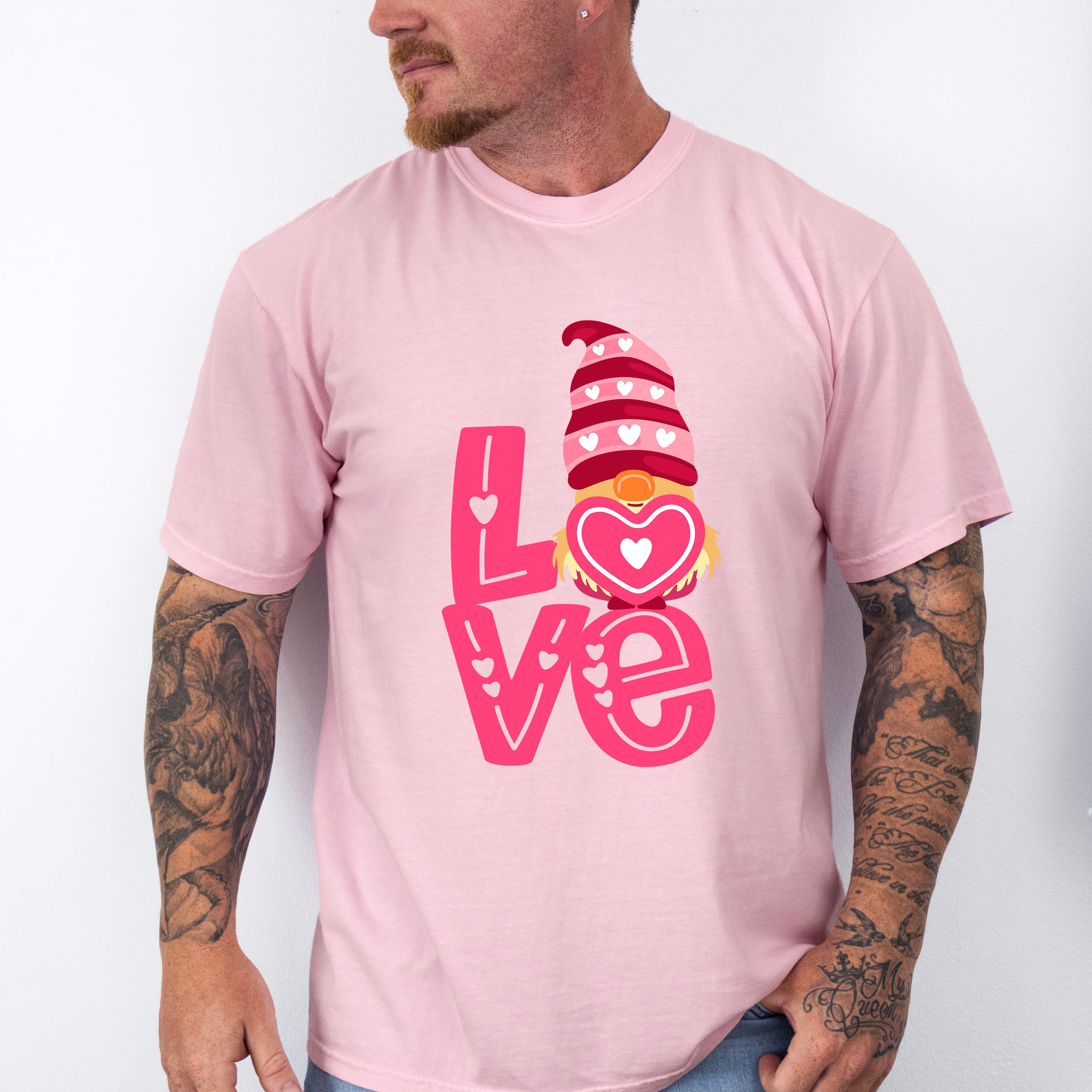 Love Heart Design - Valentine's Day Unisex Crewneck T-Shirt Sweatshirt Hoodie