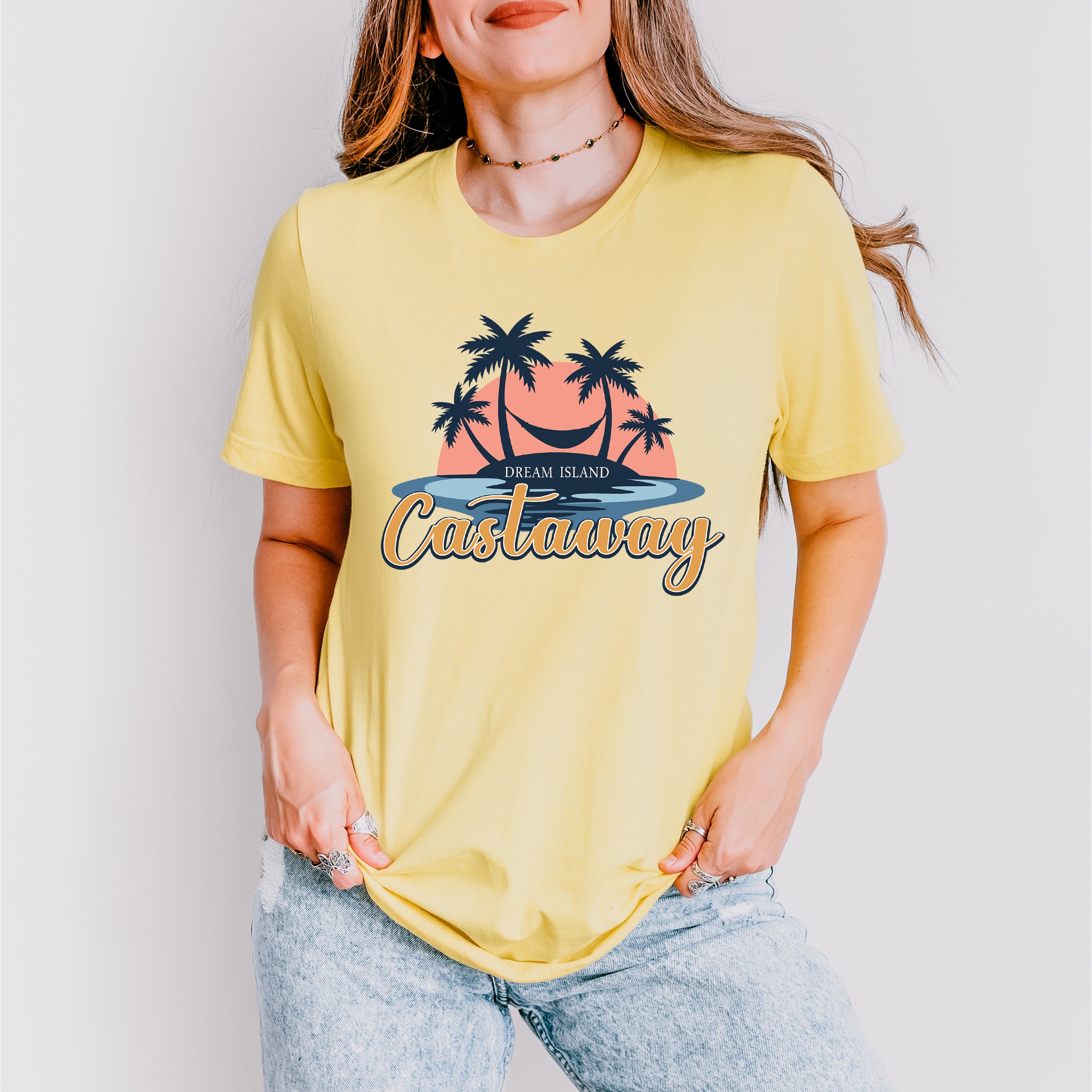 Dream Island Castaway - Summer Theme Unisex Crewneck T-Shirt Sweatshirt Hoodie