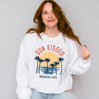Sun Kissed Beach Life - Summer Theme Unisex Crewneck T-Shirt Sweatshirt Hoodie
