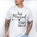 Just Married Years Ago - Anniversary Unisex Crewneck T-Shirt Sweatshirt Hoodie