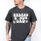 Badass Bonus Dad - Father's Day Unisex Crewneck T-Shirt Sweatshirt Hoodie