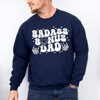 Badass Bonus Dad - Father's Day Unisex Crewneck T-Shirt Sweatshirt Hoodie