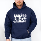Badass Bonus Dad - Father's Day Unisex Crewneck T-Shirt Sweatshirt Hoodie
