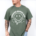 Badass Bonus Dad Smiley Design - Father's Day Unisex Crewneck T-Shirt Sweatshirt Hoodie