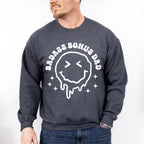 Badass Bonus Dad Smiley Design - Father's Day Unisex Crewneck T-Shirt Sweatshirt Hoodie