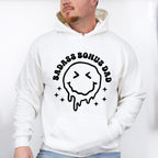Badass Bonus Dad Smiley Design - Father's Day Unisex Crewneck T-Shirt Sweatshirt Hoodie