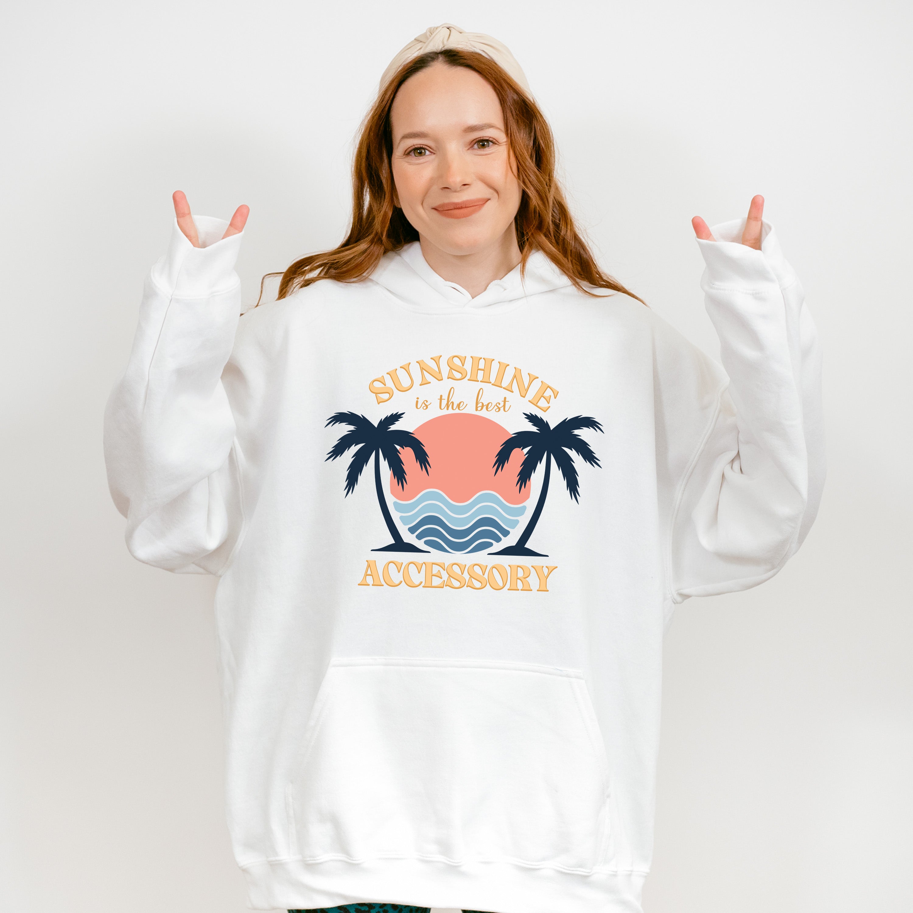 Sunshine Is The Best Accessory - Summer Theme Unisex Crewneck T-Shirt Sweatshirt Hoodie