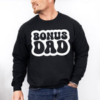 Groovy Bonus Dad - Father's Day Unisex Crewneck T-Shirt Sweatshirt Hoodie