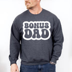 Groovy Bonus Dad - Father's Day Unisex Crewneck T-Shirt Sweatshirt Hoodie