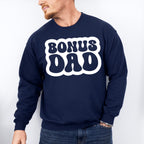 Groovy Bonus Dad - Father's Day Unisex Crewneck T-Shirt Sweatshirt Hoodie