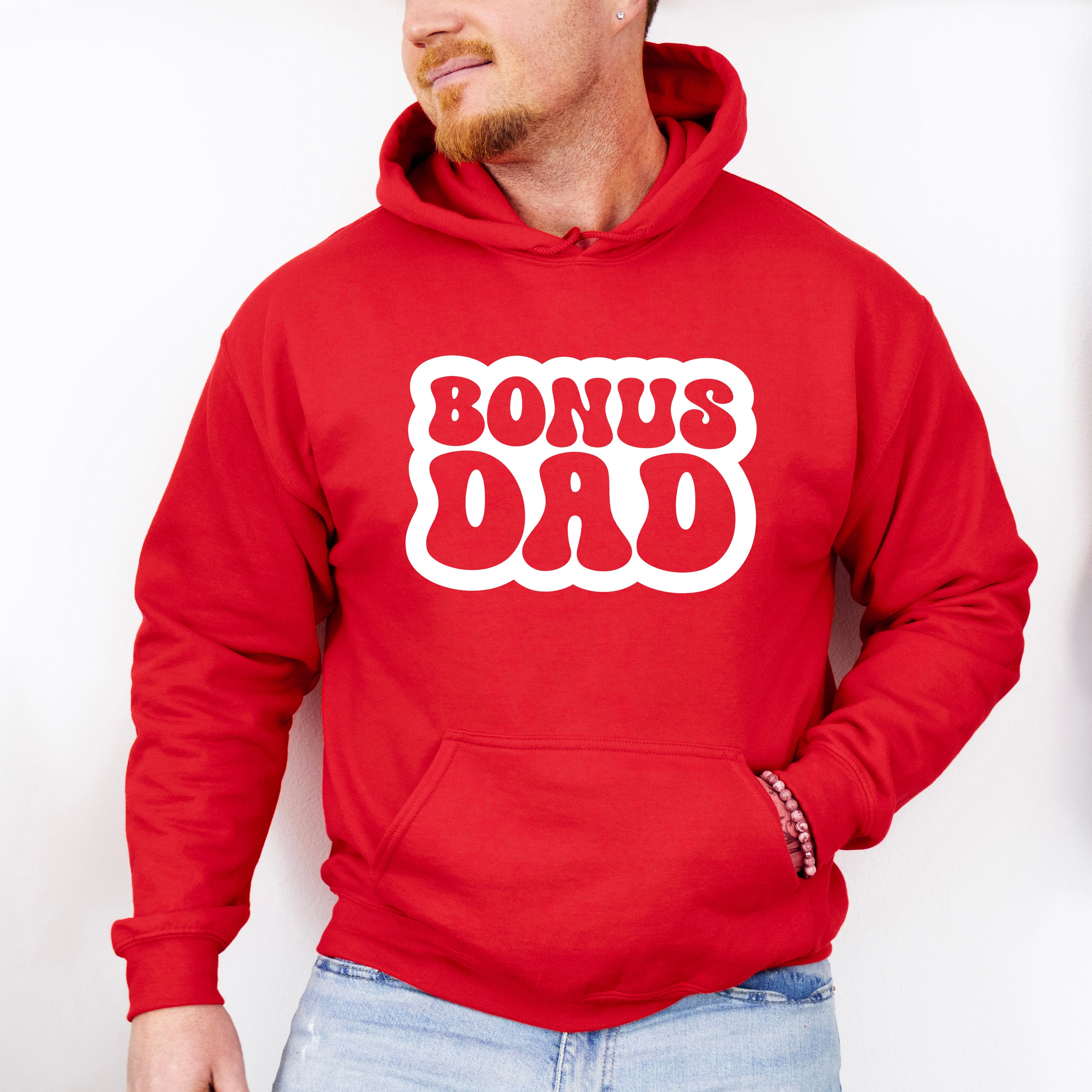 Groovy Bonus Dad - Father's Day Unisex Crewneck T-Shirt Sweatshirt Hoodie
