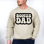 Groovy Bonus Dad - Father's Day Unisex Crewneck T-Shirt Sweatshirt Hoodie