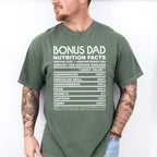 Bonus Dad Nutrition Facts - Father's Day Unisex Crewneck T-Shirt Sweatshirt Hoodie