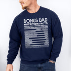 Bonus Dad Nutrition Facts - Father's Day Unisex Crewneck T-Shirt Sweatshirt Hoodie