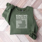 Bonus Dad Nutrition Facts - Father's Day Unisex Crewneck T-Shirt Sweatshirt Hoodie