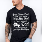 Dear Bonus Dad - Father's Day Unisex Crewneck T-Shirt Sweatshirt Hoodie