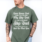 Dear Bonus Dad - Father's Day Unisex Crewneck T-Shirt Sweatshirt Hoodie