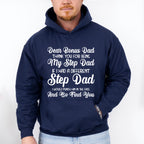 Dear Bonus Dad - Father's Day Unisex Crewneck T-Shirt Sweatshirt Hoodie