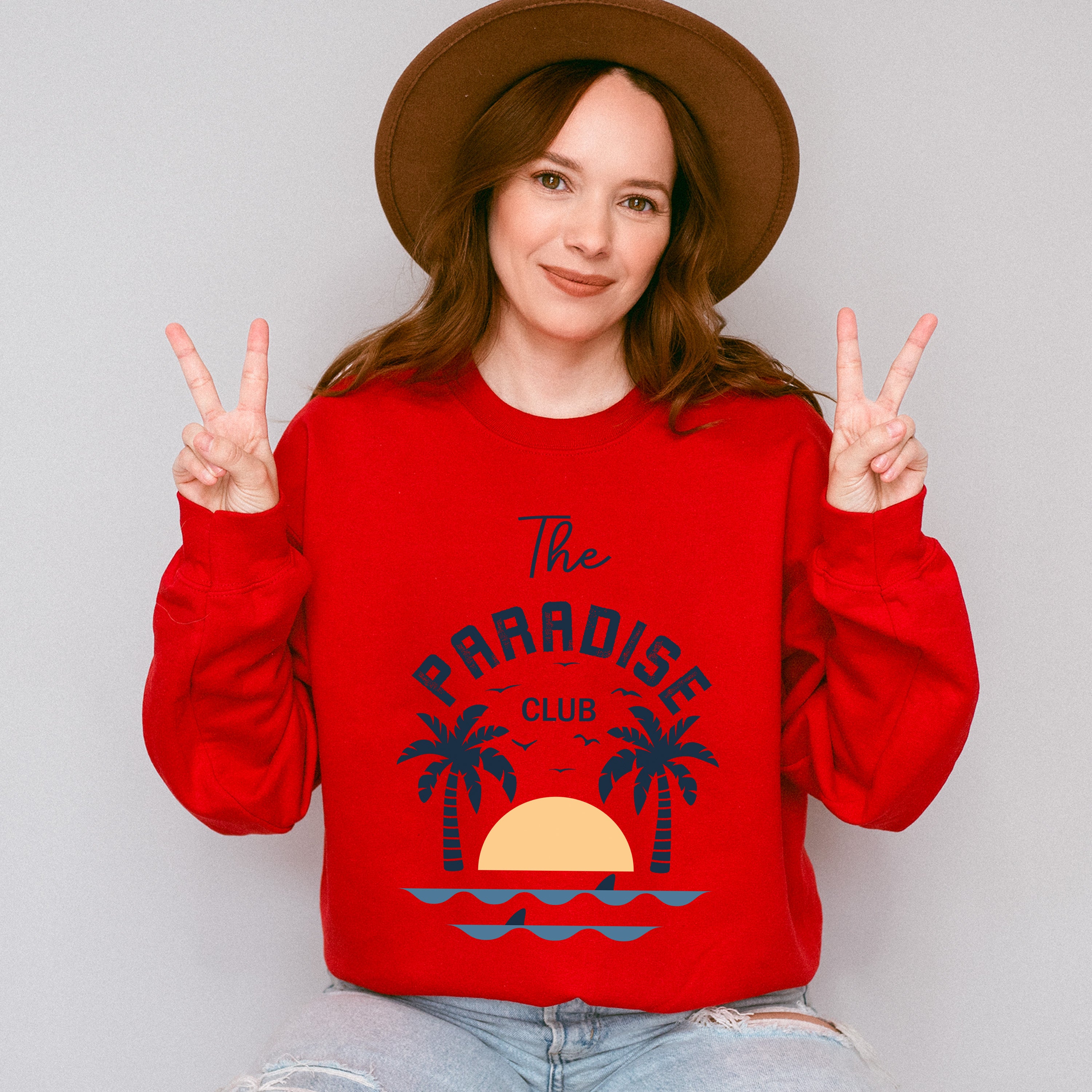 The Paradise Club - Summer Theme Unisex Crewneck T-Shirt Sweatshirt Hoodie