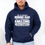 I'm A Proud Bonus Dad - Father's Day Unisex Crewneck T-Shirt Sweatshirt Hoodie