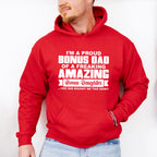 I'm A Proud Bonus Dad - Father's Day Unisex Crewneck T-Shirt Sweatshirt Hoodie