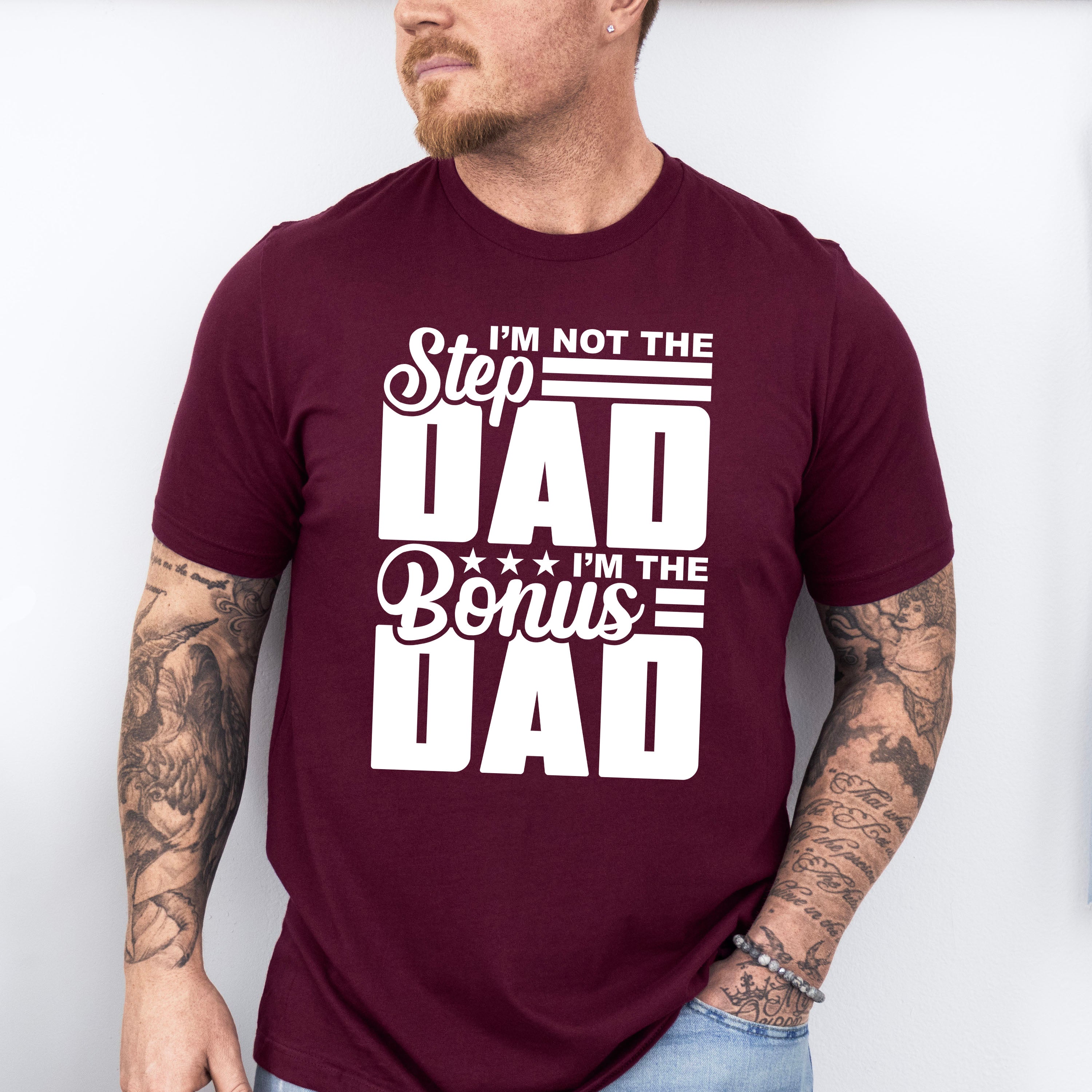 I'm The Best Stepdad - Father's Day Unisex Crewneck T-Shirt Sweatshirt Hoodie