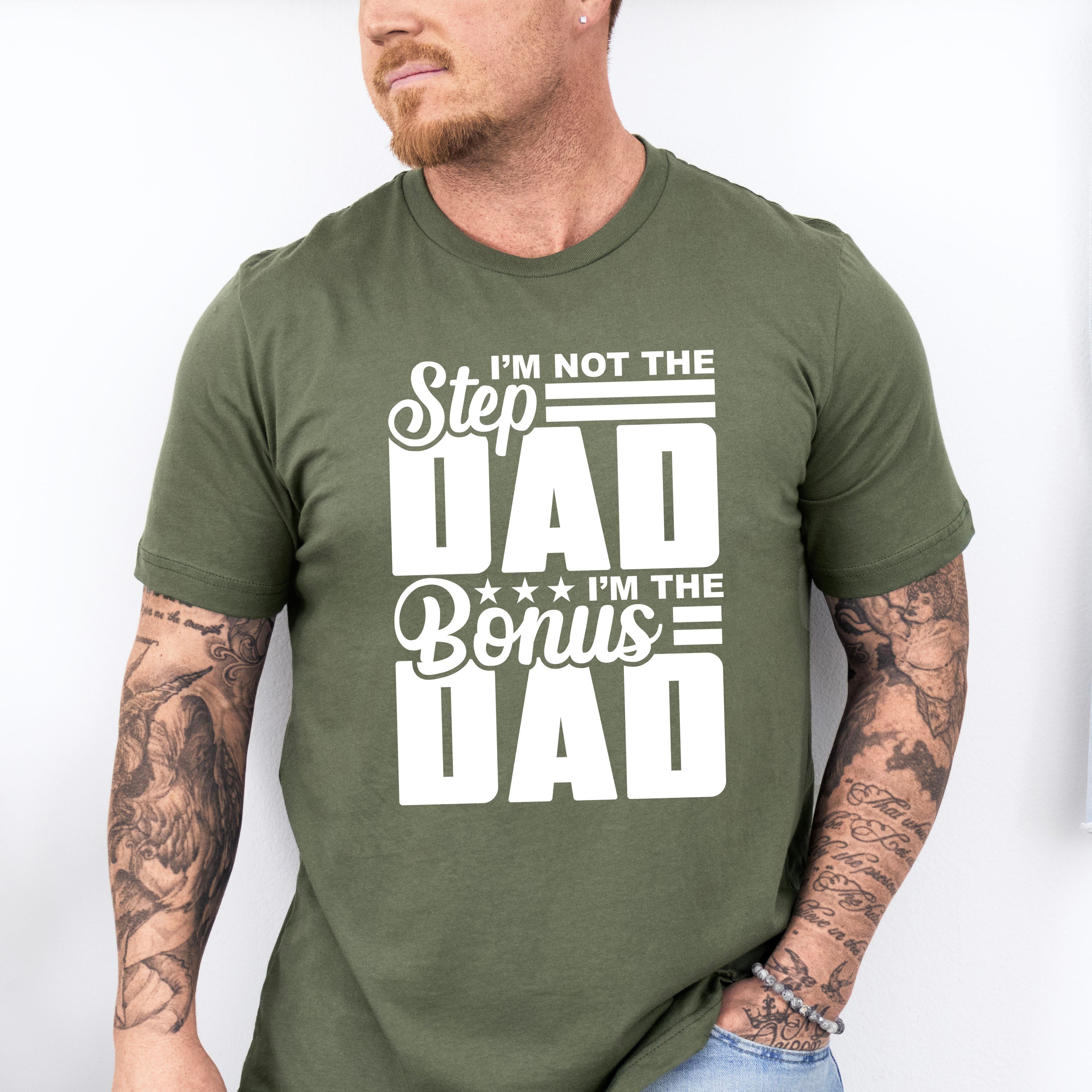 I'm The Best Stepdad - Father's Day Unisex Crewneck T-Shirt Sweatshirt Hoodie