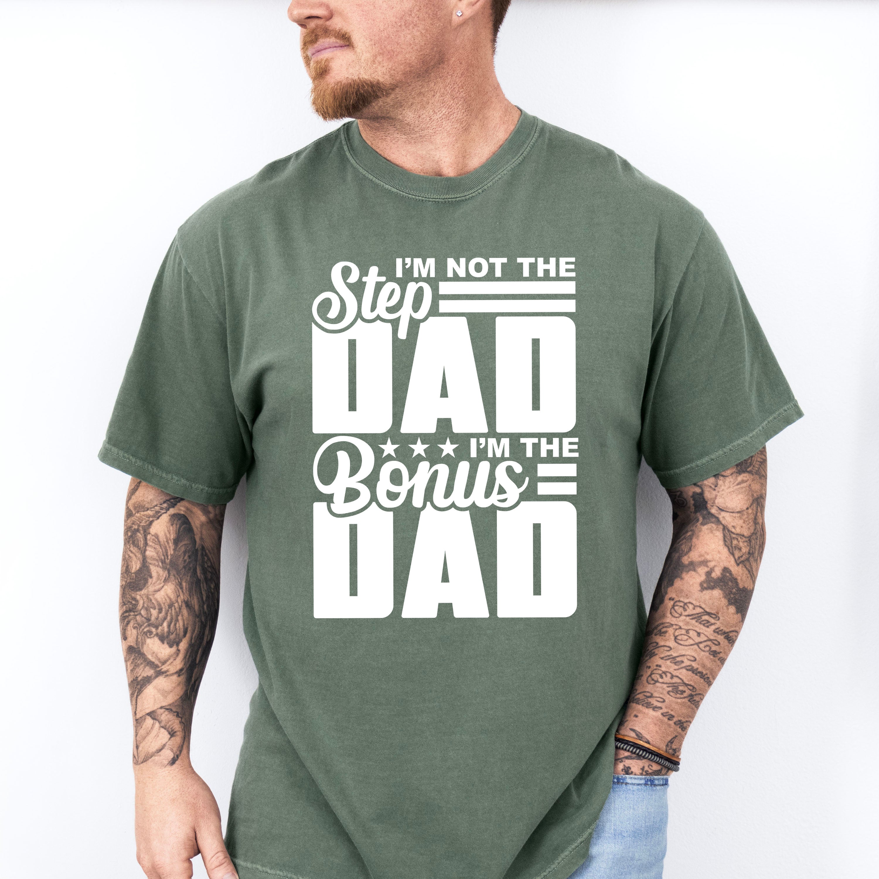 I'm The Best Stepdad - Father's Day Unisex Crewneck T-Shirt Sweatshirt Hoodie