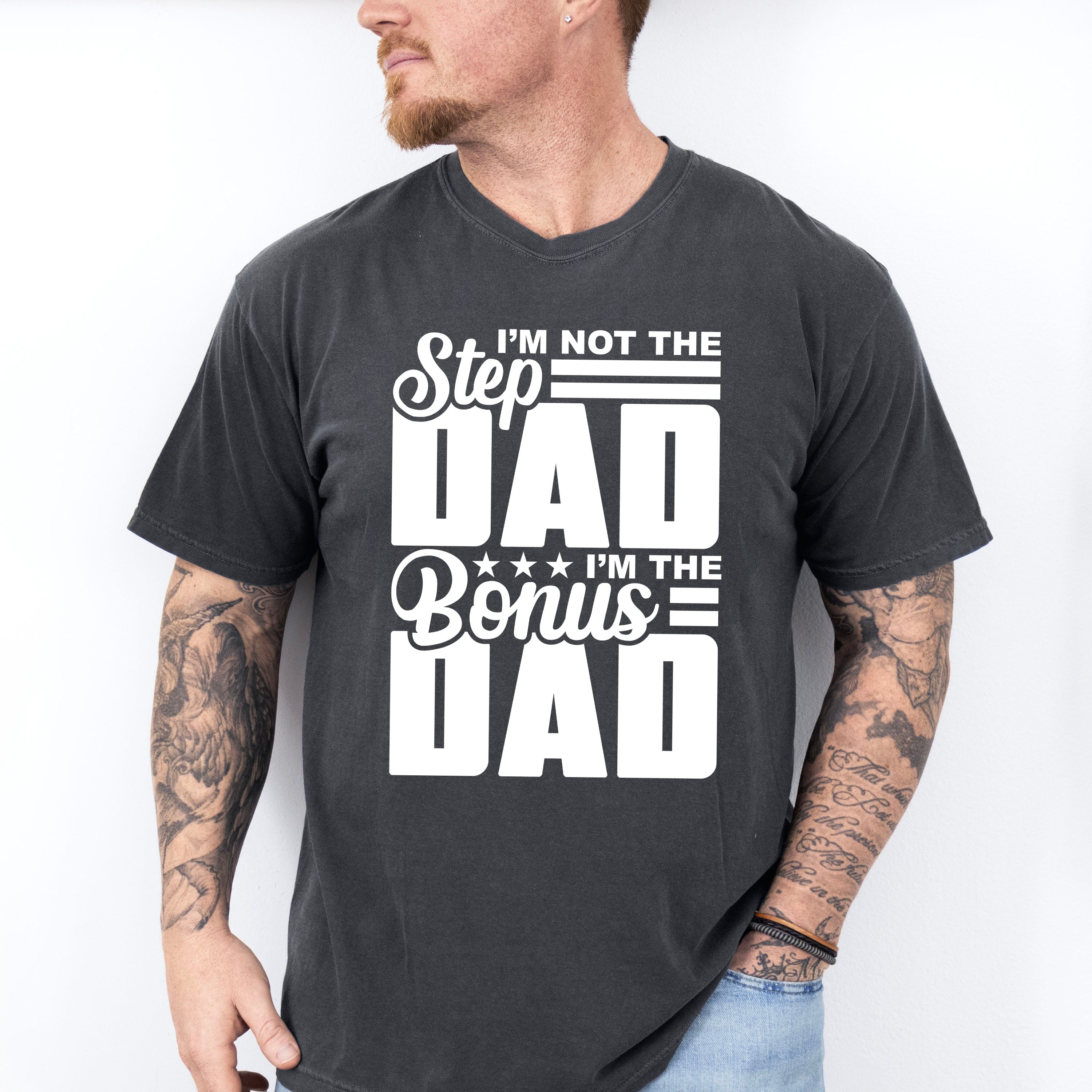I'm The Best Stepdad - Father's Day Unisex Crewneck T-Shirt Sweatshirt Hoodie