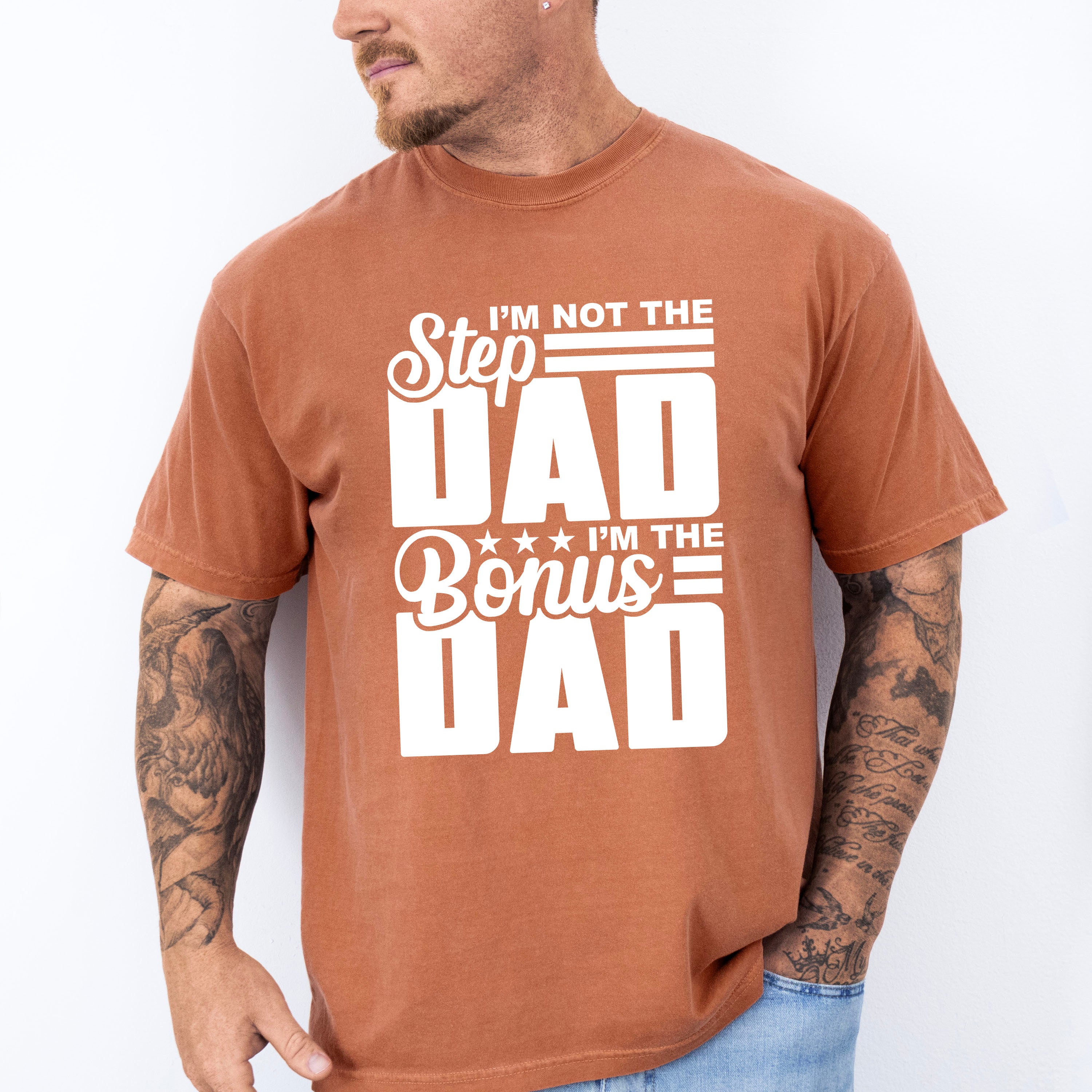 I'm The Best Stepdad - Father's Day Unisex Crewneck T-Shirt Sweatshirt Hoodie