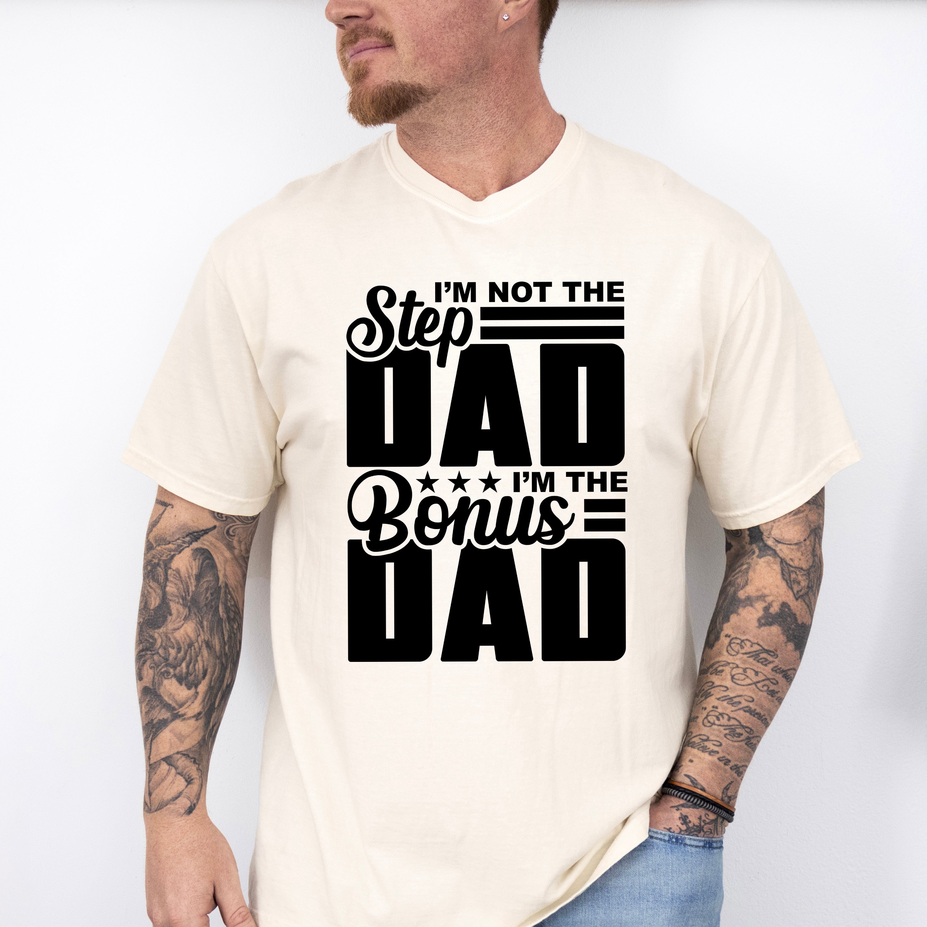 I'm The Best Stepdad - Father's Day Unisex Crewneck T-Shirt Sweatshirt Hoodie