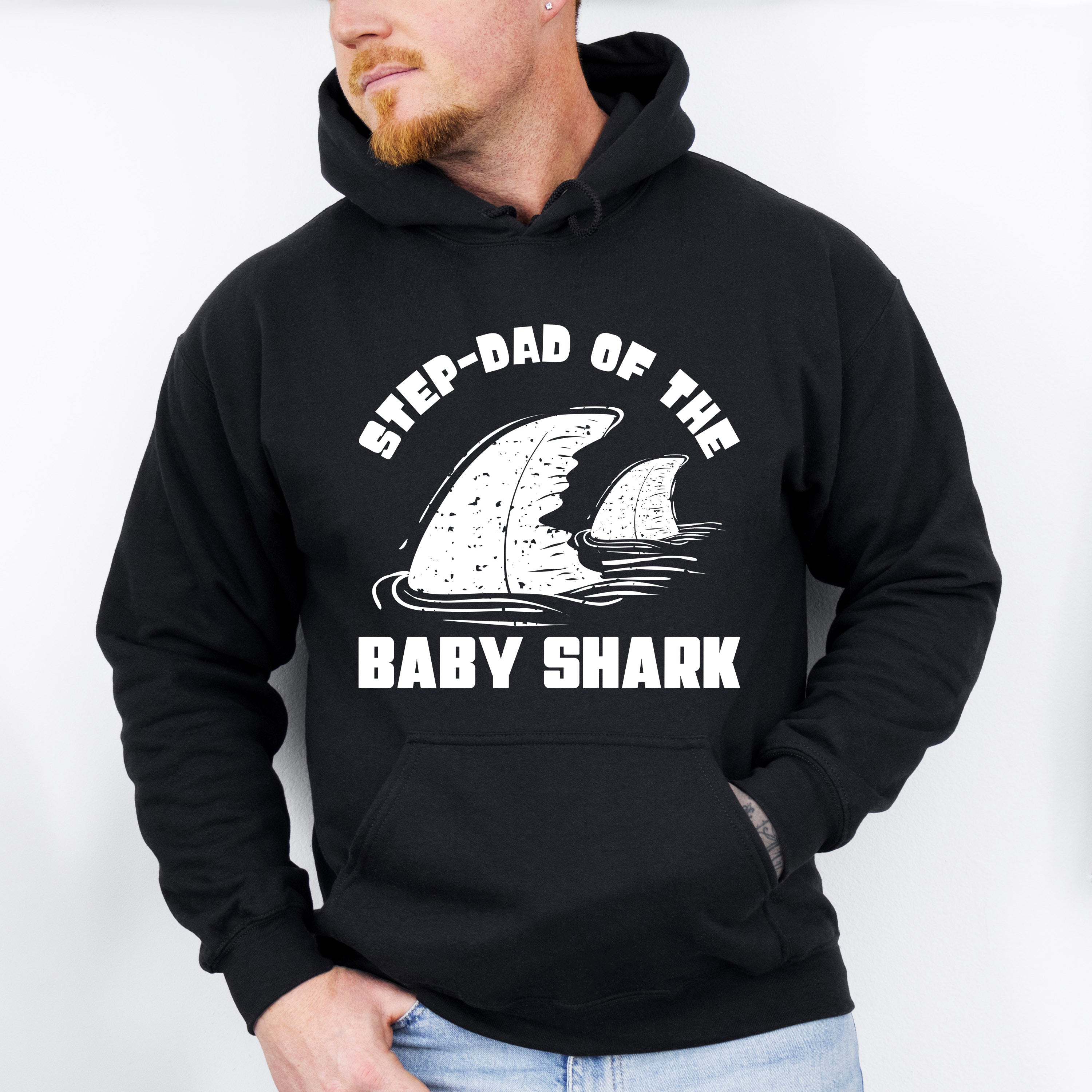 Step-dad Of The Baby Shark - Father's Day Unisex Crewneck T-Shirt Sweatshirt Hoodie
