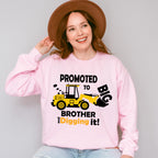 Promoted To Big Brother - Brother Unisex Crewneck T-Shirt Sweatshirt Hoodie