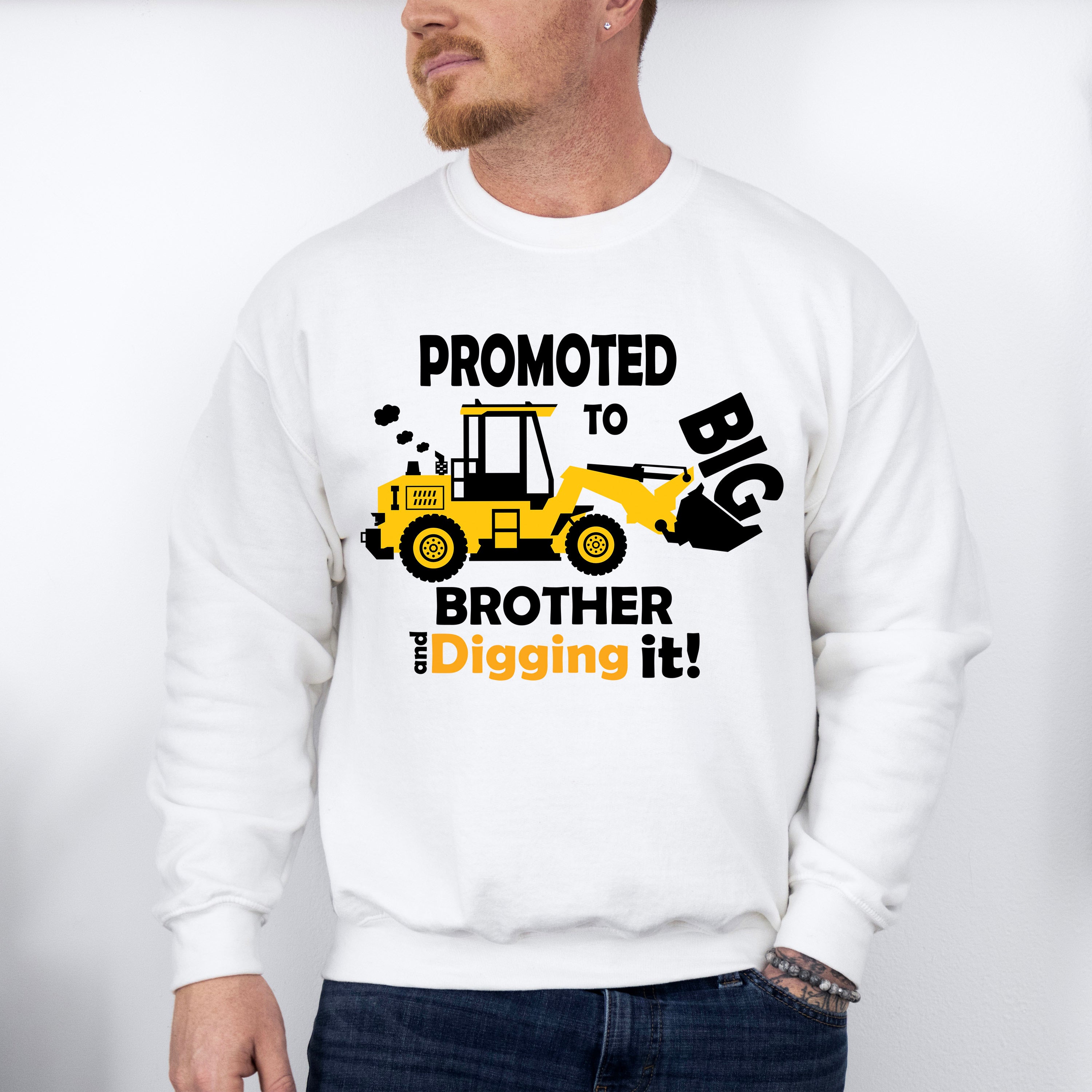 Promoted To Big Brother - Brother Unisex Crewneck T-Shirt Sweatshirt Hoodie