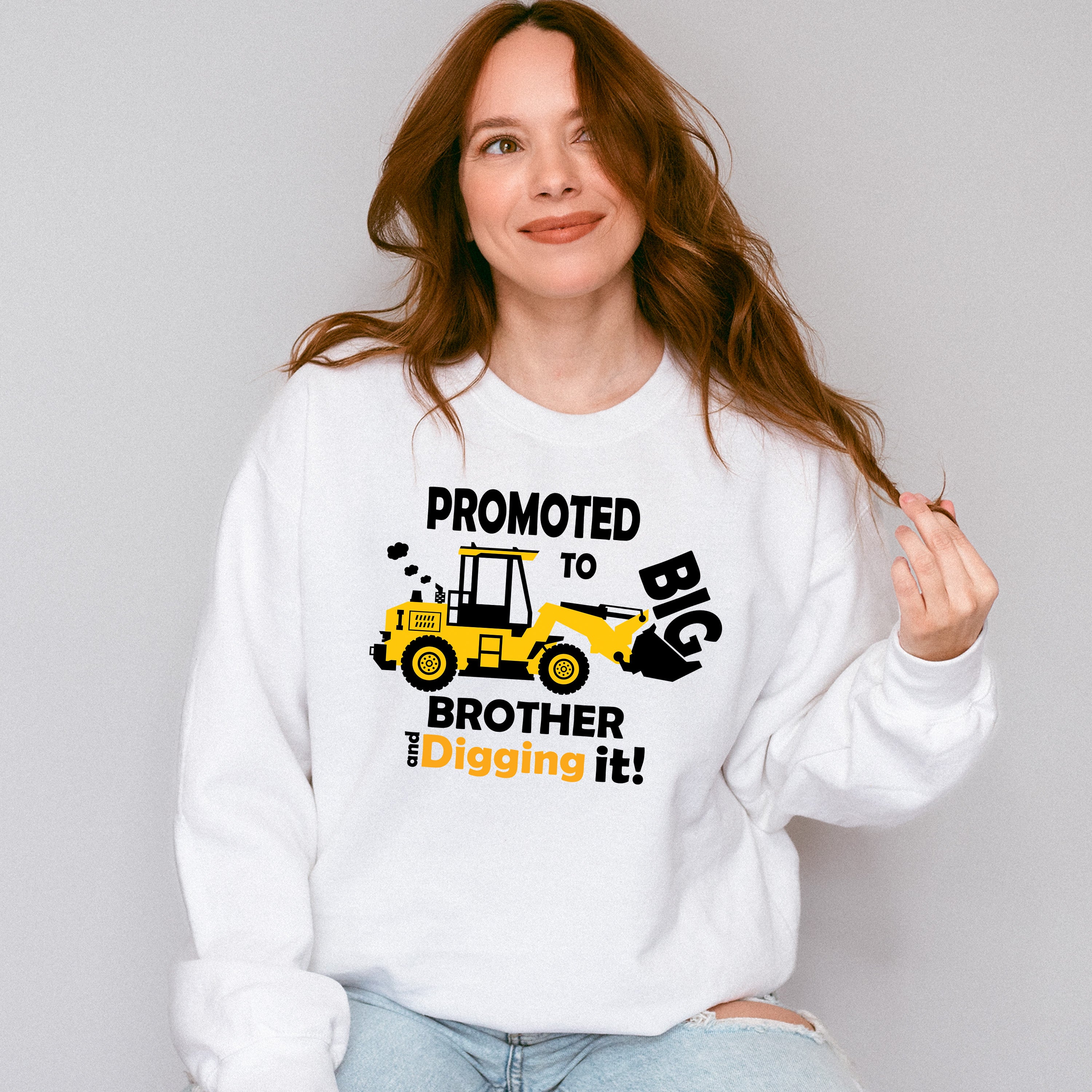 Promoted To Big Brother - Brother Unisex Crewneck T-Shirt Sweatshirt Hoodie